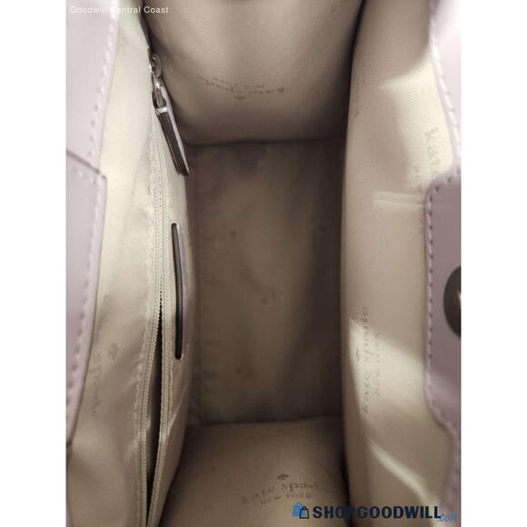 Kate Spade New York Ellie Faux Fur Small Tote Violet Mist Women's EUC - Picture 2 of 7